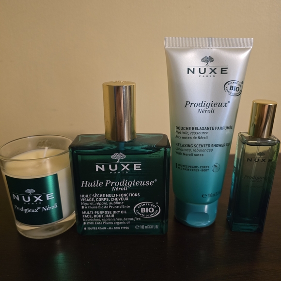 Nuxe Prodigieux Neroli Relaxing Shower Gel and Oil Set - Green - Picture 1 of 1